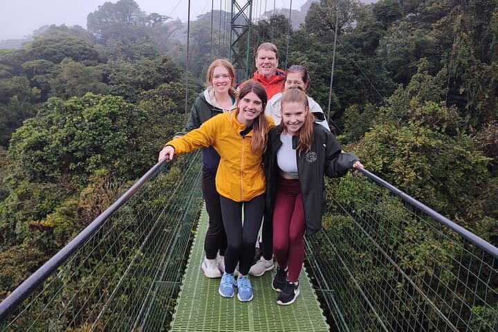 Monteverde Sloth sanctuary, Hanging Bridges, Butterflies garden