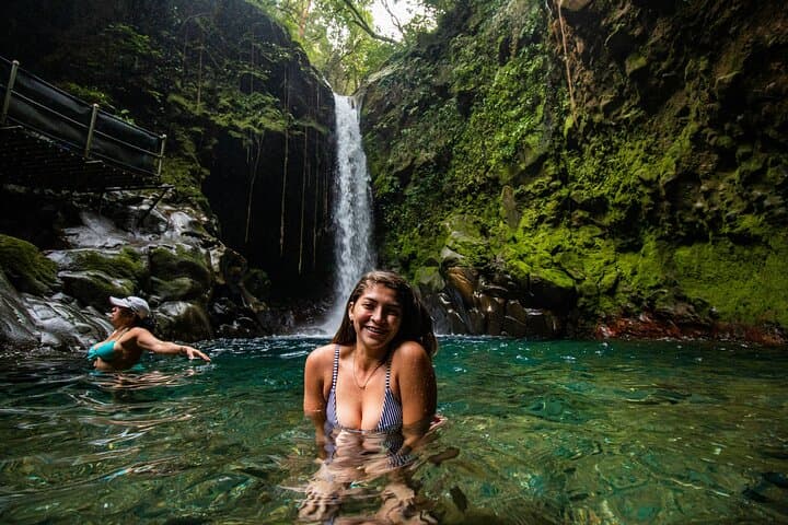 Hike Volcano: Hot Springs, & Waterfall